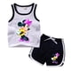 thumbnail image 1 of Summer Kids Girls Boys Clothings Minnie Mickey Mouse 100%Cotton Baby Sports Sets Boy Girl Tee+ Shorts Clothes Set Toddler Suits18M Gao Jinjia LED, 1 of 2