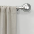 thumbnail image 4 of Mainstays 1/2" Nickel Ball Adjustable Single Curtain Rod, 48-84", 4 of 9