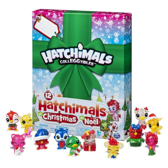 Hatchimals CollEGGtibles, 12 Hatchimals of Christmas Surprise Gift Set, for Kids Aged 5 and Up