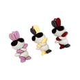 thumbnail image 4 of 3 Unids Wear Gafas Conejo Llavero Colgante Decoración Llavero Decoración Niños Adultos Regalos Encantos Conejo Muñeca Llavero para Llave de, 4 of 9
