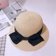 thumbnail image 2 of Yoyauz Parent Child Straw Hat, Wide Brimmed Bow Hat, Beach Sun Hat, Girl And Lady, 2 of 5