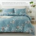 thumbnail image 2 of Lanpei Floral Farmhouse Duvet Cover Set 3Pcs Queen, 100% Cotton Shabby Pink Flowers Chic Comforter Cover Set with Zipper, Vintage Rose Pattern Blue Luxury Bedding Set (1 Duvet Cover, 2 Pillowcases), 2 of 7