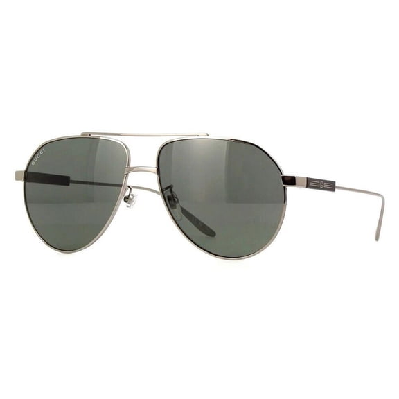 Gucci GG1311S 001 61mm Aviator Sunglasses Men's Ruthenium