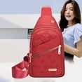 thumbnail image 4 of Bandolera para hombre y mujer con orificio para auriculares – Mochila pequeña de hombro/pecho para senderismo, camping, actividades al aire libre y viajes., 4 of 6