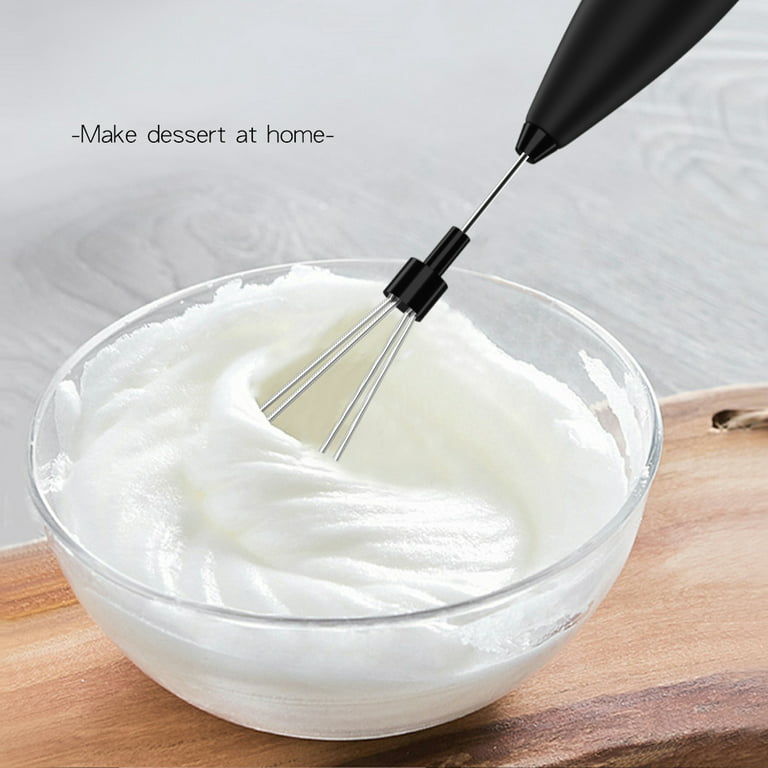  Electric Hand Mixer Stainless Steel Electric Milk Frother Egg  Beater Automatic Glass Mixing Cup Kitchen Tool Handheld Mixer Egg Beater  Set: Home & Kitchen