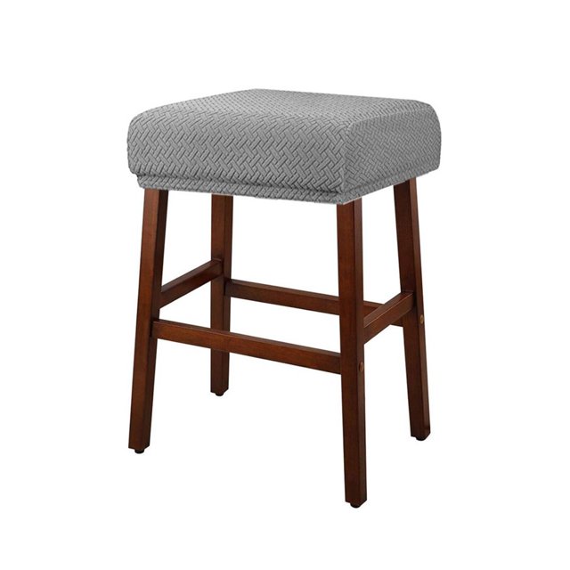 HLONK AUQ Sofa Covers Washable Bar Stool Covers Elastic Bench Seat Cover Versatile Rectangular Ottoman Cover Fabric Furniture Protection for Home White