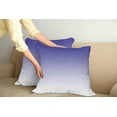 thumbnail image 2 of Ambesonne Ombre Throw Pillow Cover 2 Pack, Modern Twilight Design, 20", Indigo White, 2 of 5