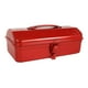 thumbnail image 3 of Caja organizadora de herramientas portátil de metal de 30,5 x 16 x 11,6 cm, multiusos para exteriores. Rojo, 3 of 9