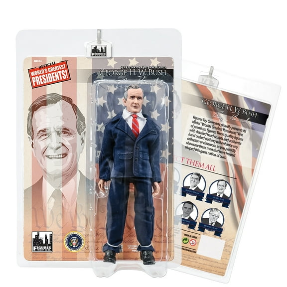 US Presidents 8 Inch Action Figures Series: George H.W. Bush SR. [Blue Suit]
