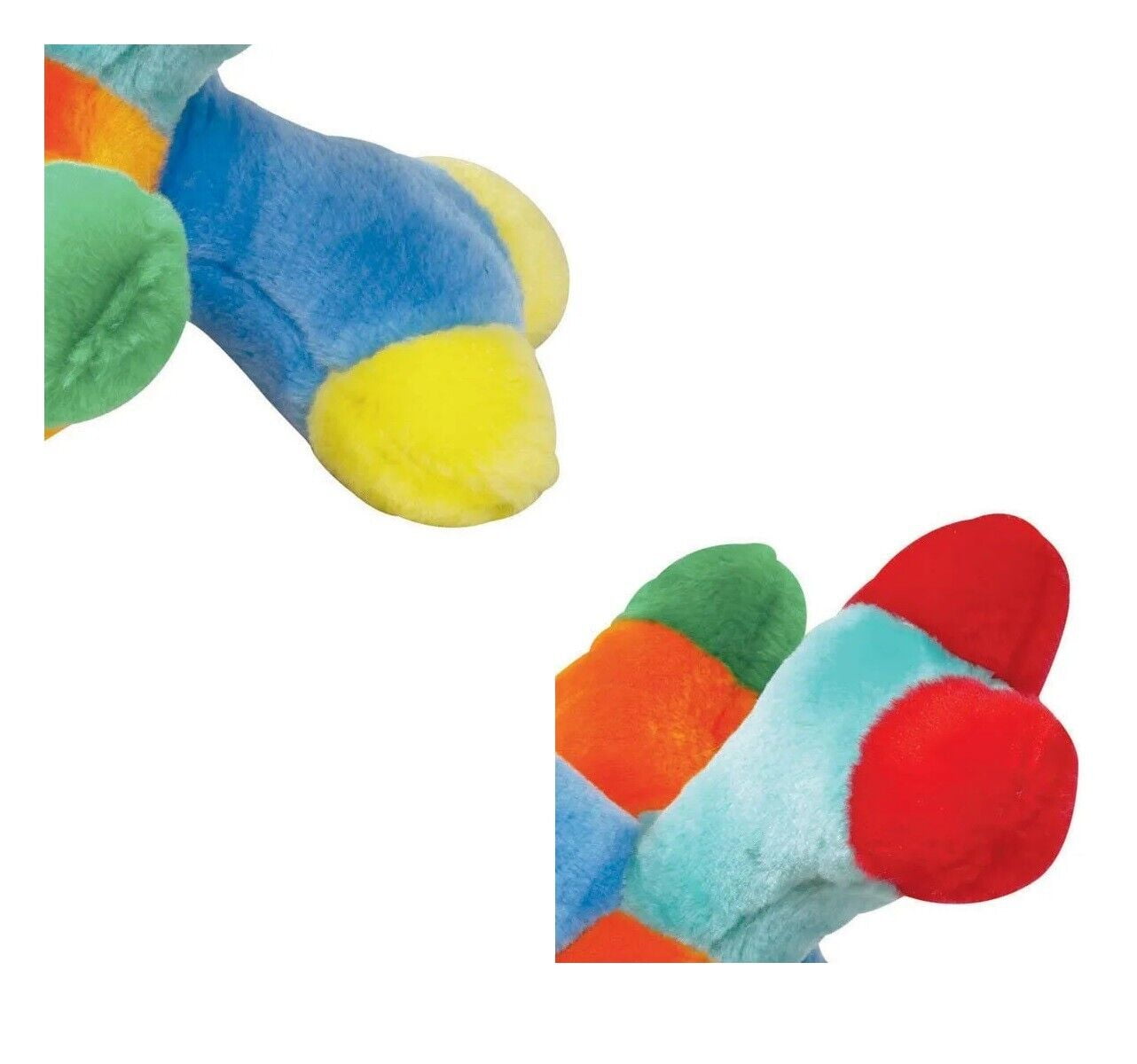 Big Soft 11" Dog Toy Medium to Large Breeds Plush Multi Squeaker Choose Quantity (1 Big Toy)