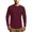 Wine, variant on Dursoulink Sun Protection Long Sleeve Round-Neck Shirt for Men, UPF 50 UV Blocking, Breathable Polyester Spandex Blend, Loose Fit, Packable Design, Elastic Fabric
