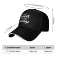 thumbnail image 4 of Sorta Sweet Sorta Savage Unisex Sandwich Cap Classic Baseball Capunisex Adjustable Casquette Dad Hat, 4 of 5