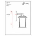 thumbnail image 2 of Z-Lite - Harbor Lane - 1 Light Outdoor Wall Mount in Seaside Style - 9.5 Inches, 2 of 2