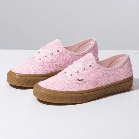 Vans Authentic Ice Cream Glitter Pink Women's Classic Skate Shoes Size