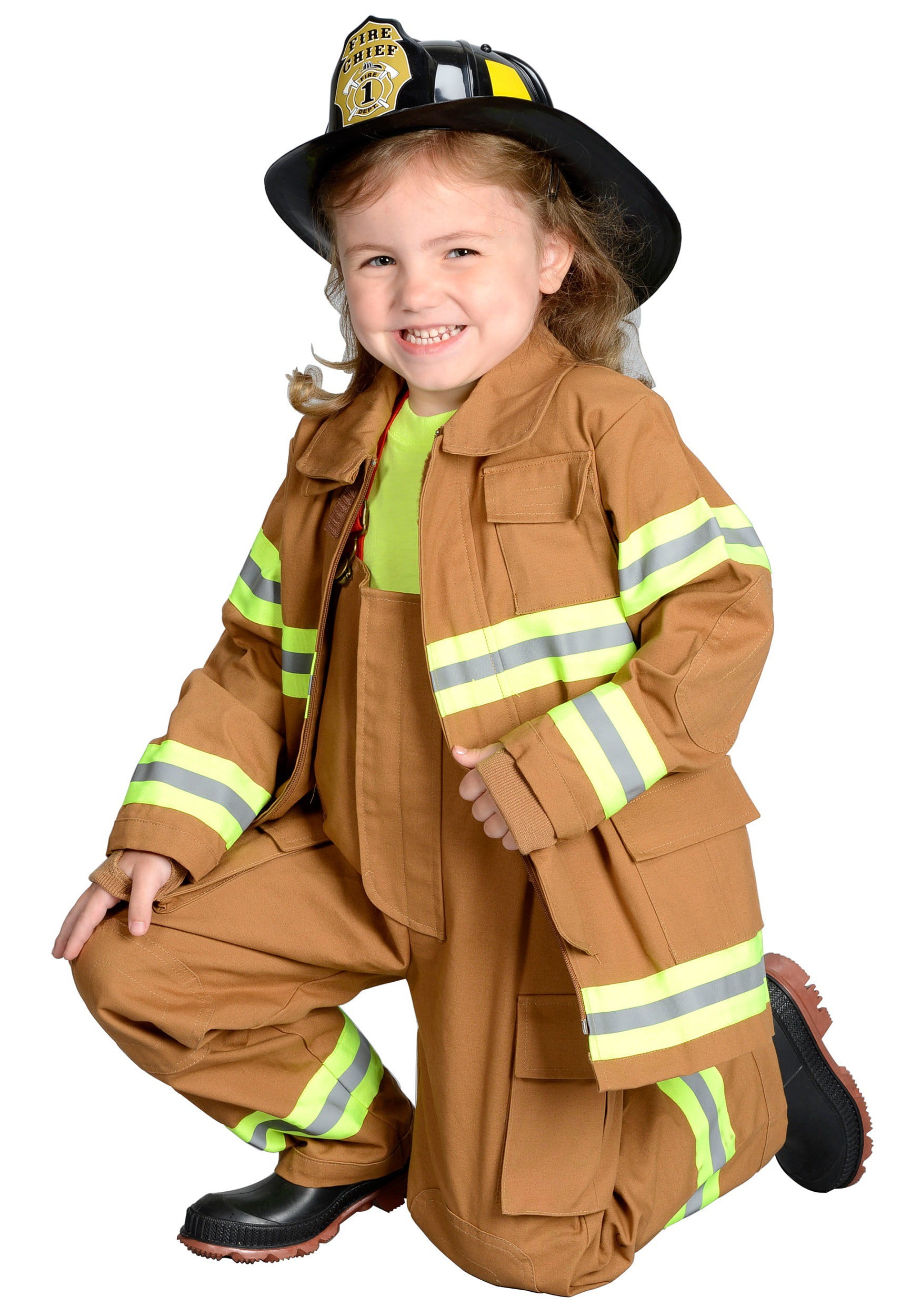 child's fireman dressing up outfit