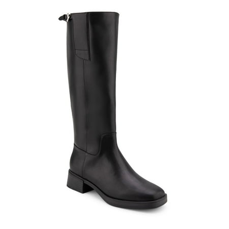 Aerosoles Della Women's Knee-High Equestrian Boots Color: Black Faux Leather Size: 9