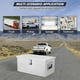 thumbnail image 2 of Caja de herramientas Garvee de aluminio con placa de diamante de 20 pulgadas con cerradura y llave, 2 of 6
