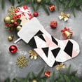 thumbnail image 6 of Golden Lines Marble Christmas Stockings Christmas Presonalized Large Stocking Sock, Set of 1 Xmas Party Winter Decor Candy Bag Family Holiday Gift, 17.7 Inch, 6 of 7