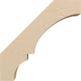 thumbnail image 3 of Ekena Millwork 3"W x 12"D x 12"H Balboa Rough Cedar Woodgrain TimberThane Knee Brace, Primed, 3 of 6