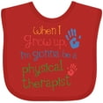 thumbnail image 3 of Inktastic Physical Therapist Future Boys or Girls Baby Bib, 3 of 4