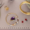 thumbnail image 6 of The Beadsmith Square Craft Wire - Wire Elements - Medium Temper - 21 Gauge, 4 Yard Coil - Gold Color - Beading Wire Used for Jewelry Making, Wire Wrapping, and Other DIY Arts & Crafts, 6 of 9