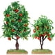 thumbnail image 1 of 2 mini árboles de manzana artificiales, modelos de árboles pequeños para maquetas de trenes, decoración de árboles frutales simulados., 1 of 8