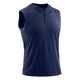 thumbnail image 2 of Camiseta sin mangas de cuello redondo para hombre, sudadera con capucha sin mangas de color liso, blusa deportiva con cremallera para hombre, 2 of 6