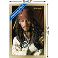 thumbnail image 3 of Disney Pirates: Black Pearl - Johnny Depp Portrait Wall Poster, 14.725" x 22.375", Framed, 3 of 3