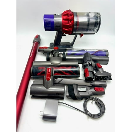 Open Box Dyson Cyclone V10 Motorhead Cordless Stick Vacuum 244393-01 - PURPLE/RED