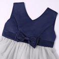 thumbnail image 3 of 2-9T Flower Girls Wedding Embroidery Dress V-Neck Backless Top Party Gown, 3 of 7