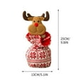 thumbnail image 3 of Herrnalise Christmas Gift Doll Bags with Drawstring,Xmas Gift Bag 3D Design Fabric Christmas Candy Bags with Santa Claus,Snowman,Elk,Bear Styles for Kids Holiday Birthday Christmas Party, 3 of 7
