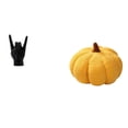 thumbnail image 1 of Escultura Creativa Con Gestos De Mano Y Almohada De Peluche De Calabaza De Halloween, Artesanías Decorativas Para Apartamento, Dormitorio, Restaurante, Sofá, Cojín, Decoración, 1 of 8