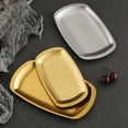 thumbnail image 6 of Rectangular Barbecue Plate for Oven and Kitchen – Stainless Steel Sizzling Platter for Western Style Dining Reusable Cookware Tray, 6 of 8