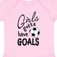 thumbnail image 4 of Inktastic Girls Gotta Have Goals Soccer Girls Baby Bodysuit, 4 of 5