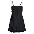 thumbnail image 4 of THDHVS Women's Casual Dresses,Summer Dresses for Women 2025,Fashion Women Summer Casual Sleeveless Solid Camis Backless High Waist Mini Dress Black S, 4 of 5