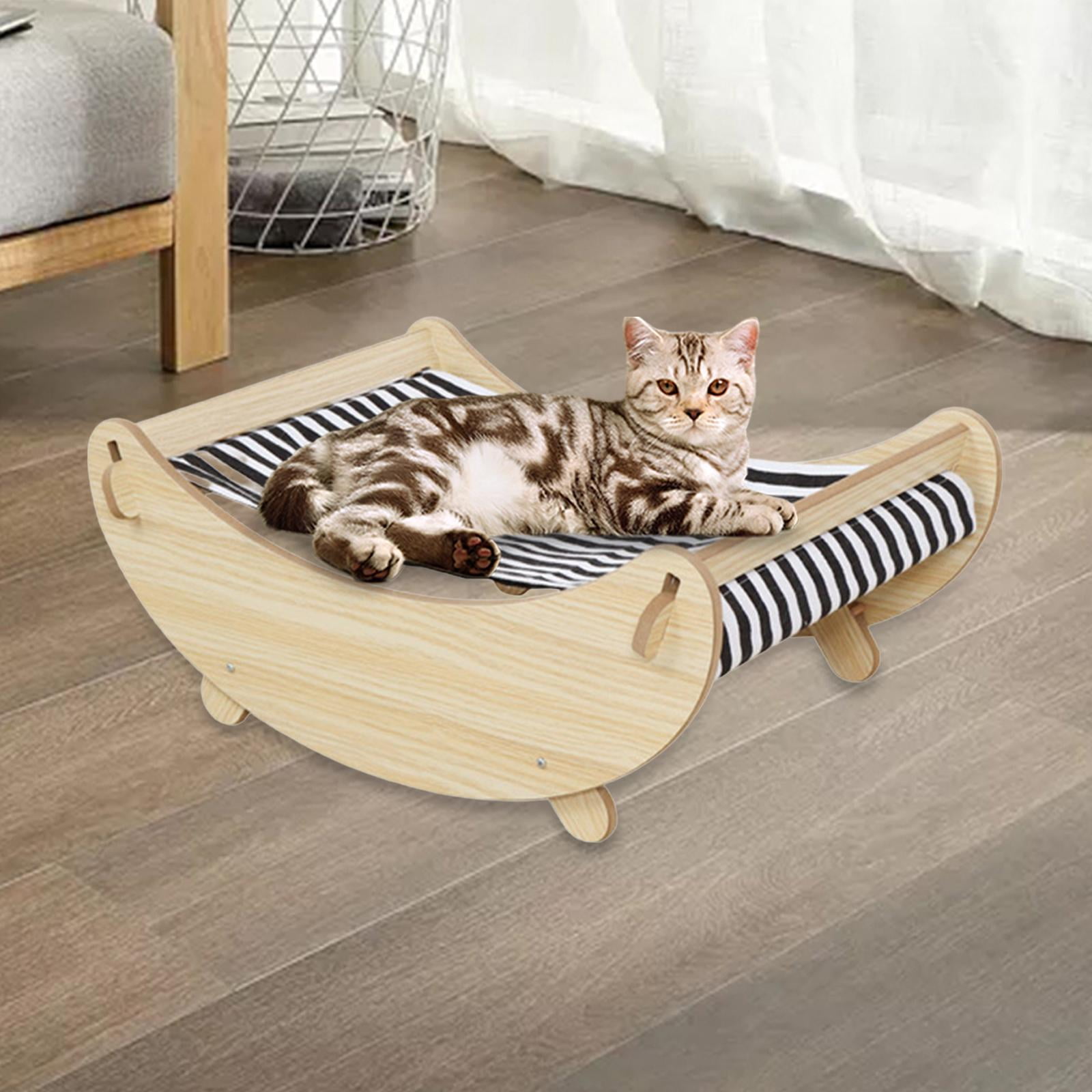 Cat Hammock Swing Bed Lounger Cat Rocking Chair for Kitten Indoor Cats