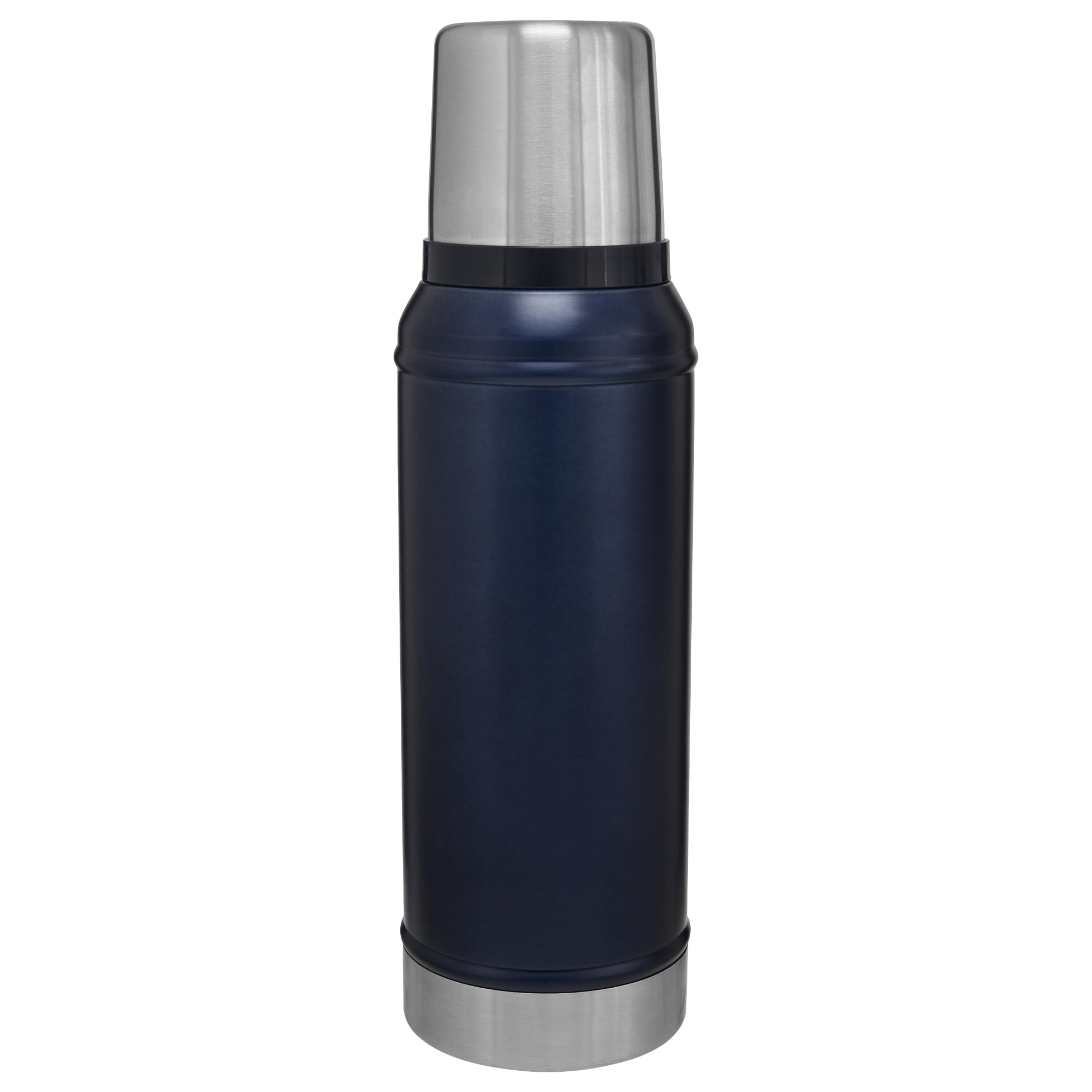 STANLEY DK NAVY BLUE THERMOS 1.1 QT CLASSIC BUILT FOR LIFE SINCE 1913 NO CUP