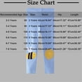 thumbnail image 3 of NAISIBABY Toddler Girls Leggings, Slim Elastic Cotton Stretch Cute Graphic Dance Yoga Tight Pants Light Blue 7T, 3 of 4