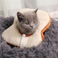 thumbnail image 4 of facefd Réglable Cône Collier Mignon Doux Pain en Forme de Coiffe Cosplay Casquette pour Chat Chiot L S, 4 of 6