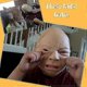 thumbnail image 4 of Halloween Crying Baby Mask Costume Party Baby Mask Full Head For Adults Latex Cry Baby Mask, 4 of 5