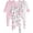 Pink, variant on Baby Pajamas 100% Organic Cotton Baby Sleepers for Newborn Boys Girl Clothes 3pcs Footed PJs