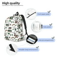 thumbnail image 3 of Defioc Camping Caravan 2 for Canvas Backpack,Travel Rucksack Unisex Knapsack Laptop Backpack for Work & College -Small, 3 of 7