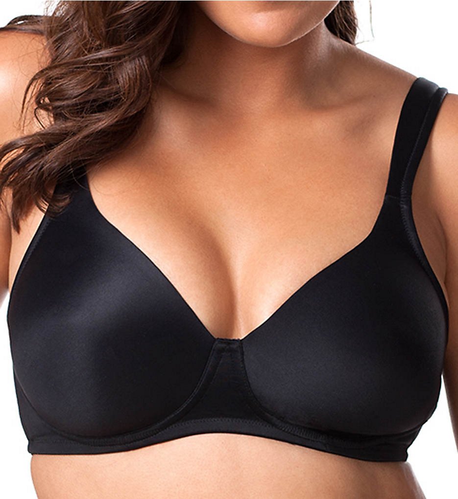 LEADING LADY SMOOTH CONTOUR BRA, Black, 42B, NWOT 