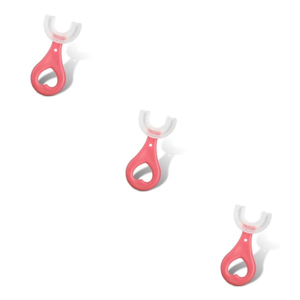 Moyic Grado de silicona en forma de U Limpieza del cepillo de del lado del bebé de los niños para la edad Cepillo de Mordedor Type1 NO1 Moyic CBP036044