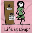 thumbnail image 2 of Bathroom Out Of Order Women's Novelty Women's Plus Size Graphic Tee Brisco Brands 3X, 2 of 5
