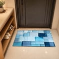 thumbnail image 6 of Diatomite Bath Mat Super Absorbent Non Slip Soft Dry Floor Rug for Bathroom,Blue, 6 of 6