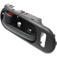 thumbnail image 2 of Driver Side Front Interior Door Handle Compatible with 2007-2012 Mazda Cx-7 Black With Lock Button EG2159330B02 EH445933002 GT GX Grand Touring SV Sport GS OE Replacement Inside Handle, 2 of 5
