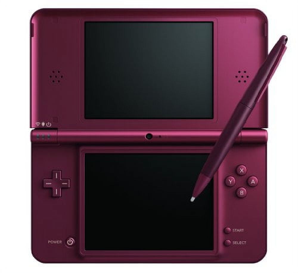 Restored Nintendo DSi XL (Burgundy) Handheld Video Game Console with Stylus and Charger (Refurbished)