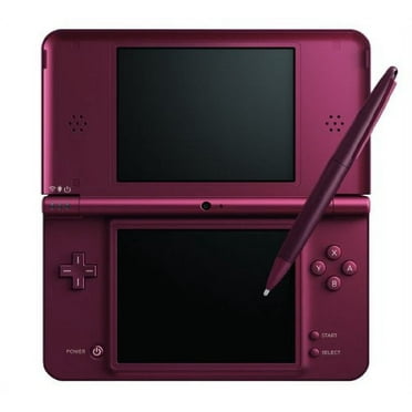 Restored Nintendo DSi XL (Burgundy) Handheld Video Game Console with Stylus and Charger (Refurbished)