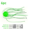 thumbnail image 2 of 6PCS Fishing Kit Soft Slow Sinking Flexible Spherical Shape for Catfish Trout Freshwater Saltwater Angling 6PCS, 2 of 3